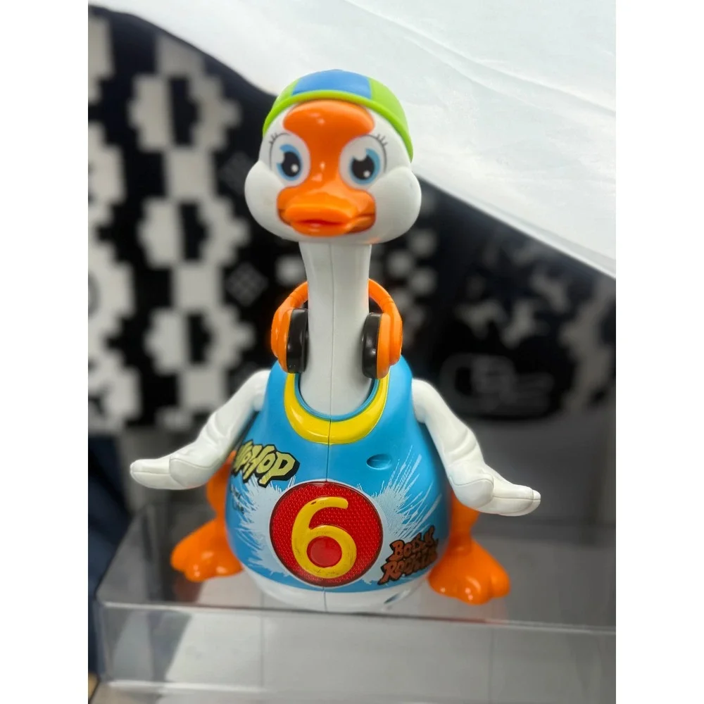 Musical Hip Hop Goose Dancing Interactive Toy Blue Orange Green 801